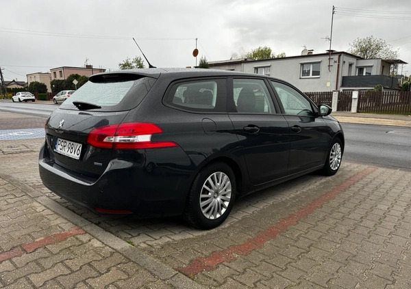 Peugeot 308 cena 35000 przebieg: 193780, rok produkcji 2015 z Myszków małe 79
